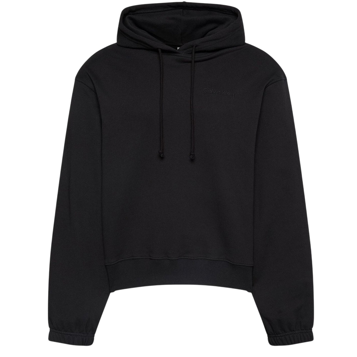 Black - Front - Calvin Klein Mens Logo Regular Sweatshirt