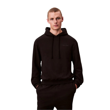 Black - Lifestyle - Calvin Klein Mens Logo Regular Sweatshirt