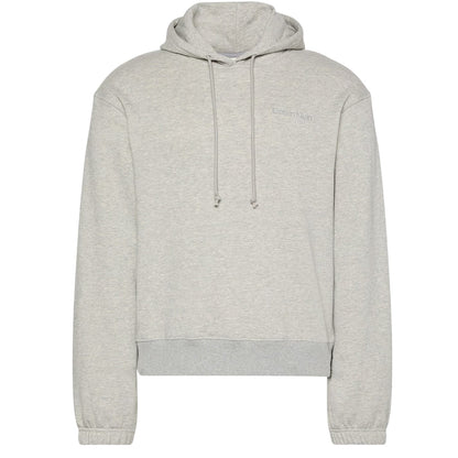 Grey Heather - Front - Calvin Klein Mens Logo Regular Sweatshirt