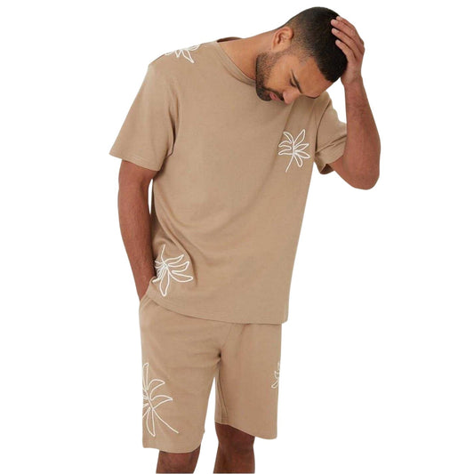 Stone - Front - Threadbare Mens Granada T-Shirt