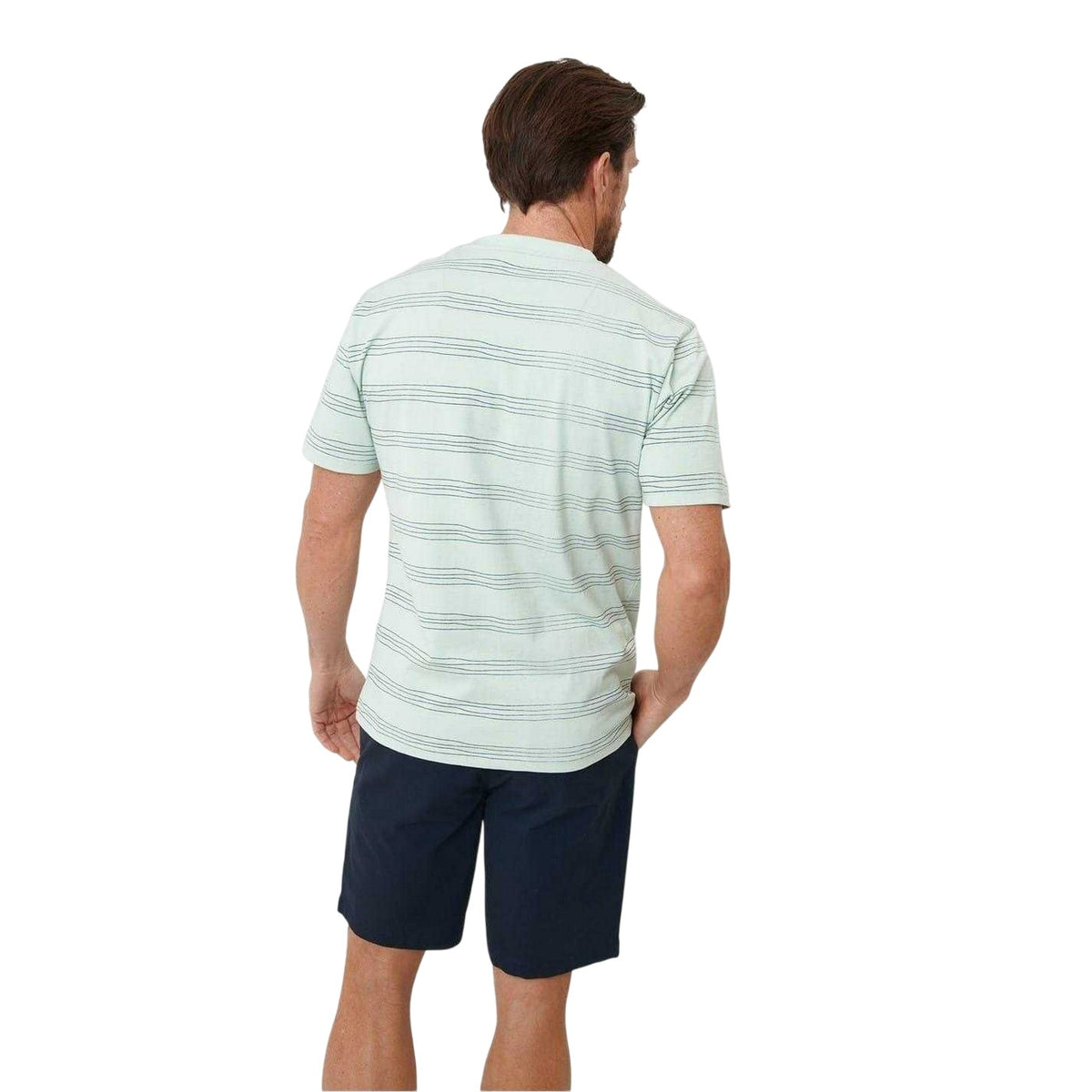 Sage - Back - Saltwell Mens Dunbarton Graphic Print Regular T-Shirt