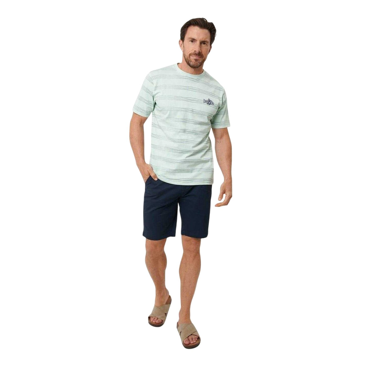 Sage - Lifestyle - Saltwell Mens Dunbarton Graphic Print Regular T-Shirt