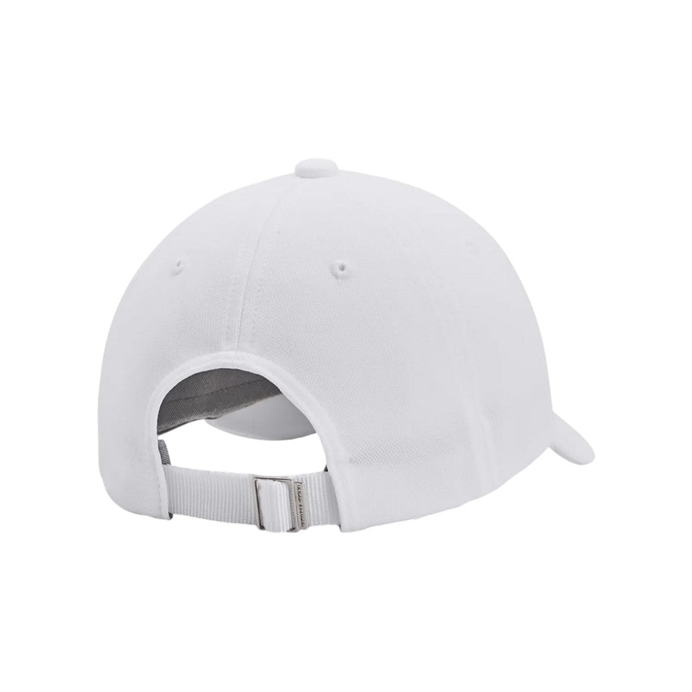 White - Back - Under Armour Blitzing Adjustable Baseball Cap