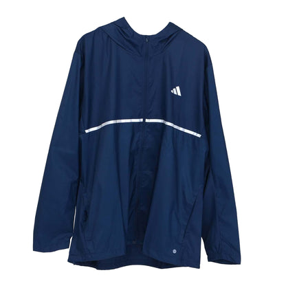 Blue - Front - Adidas Mens Own The Run Jacket