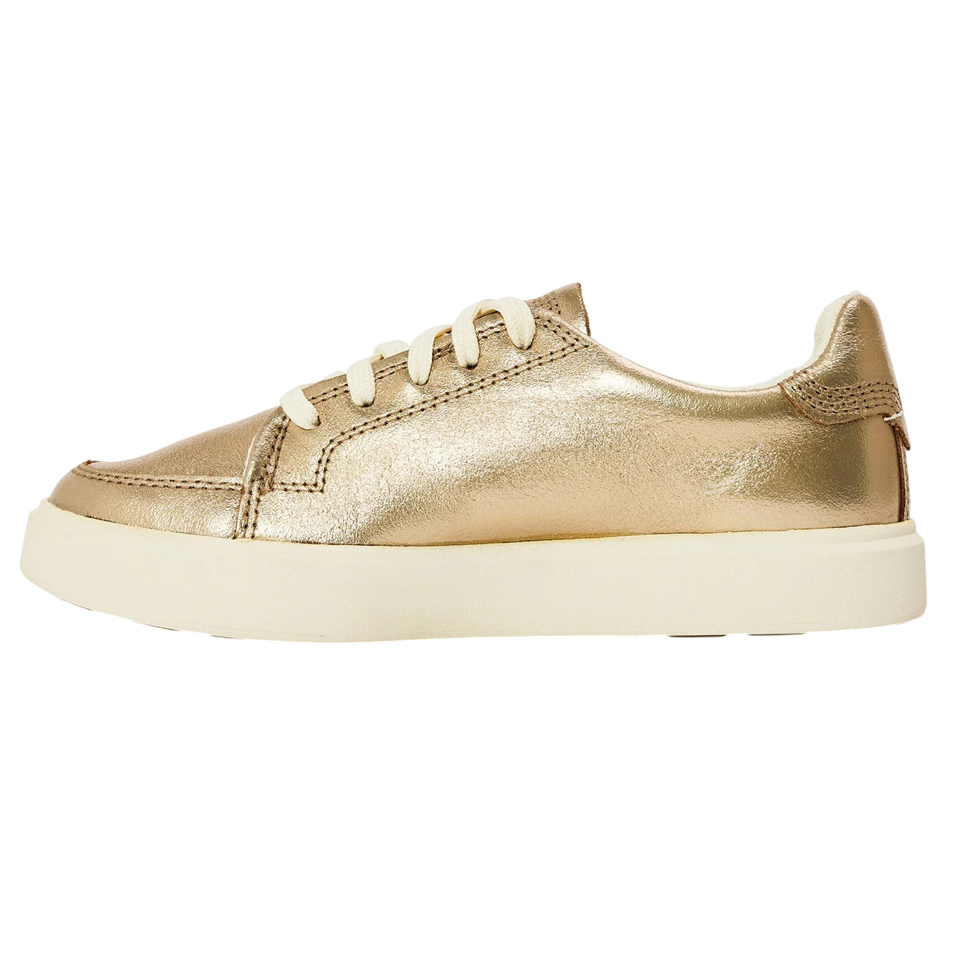 Metallic Gold - Back - Timberland Womens-Ladies Leather Trainers