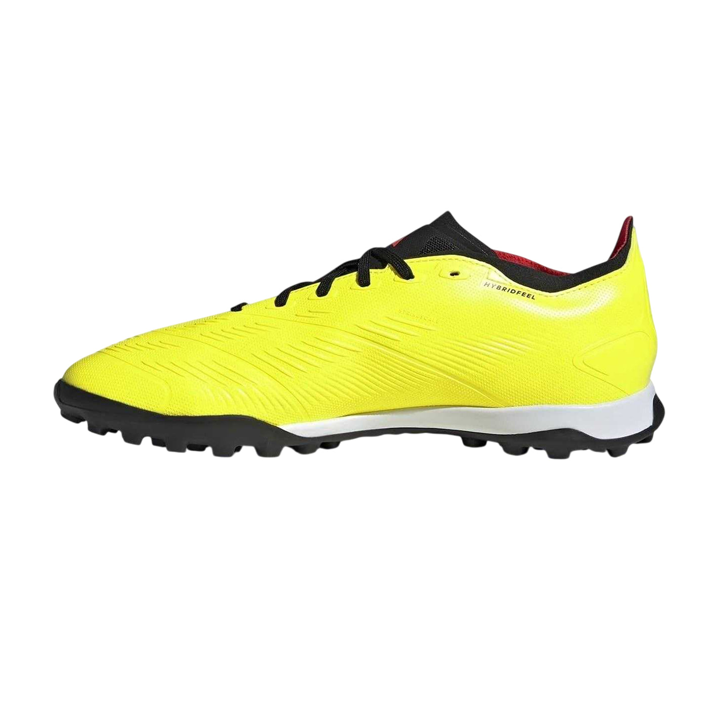 Yellow-Black-Red - Side - Adidas Mens Predator 24 League 3 Stripes Football Boots