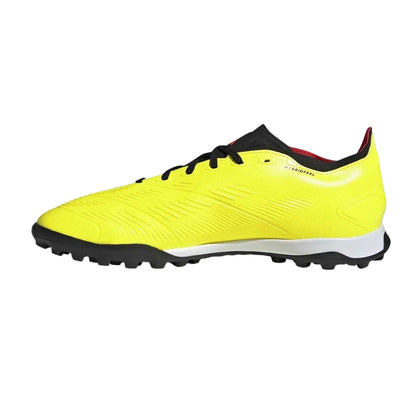 Yellow-Black-Red - Side - Adidas Mens Predator 24 League 3 Stripes Football Boots