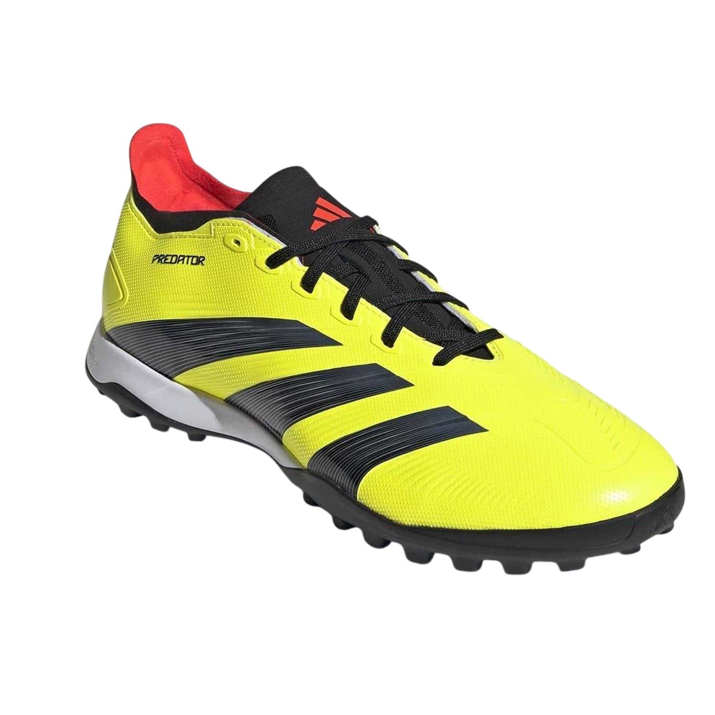 Yellow-Black-Red - Pack Shot - Adidas Mens Predator 24 League 3 Stripes Football Boots