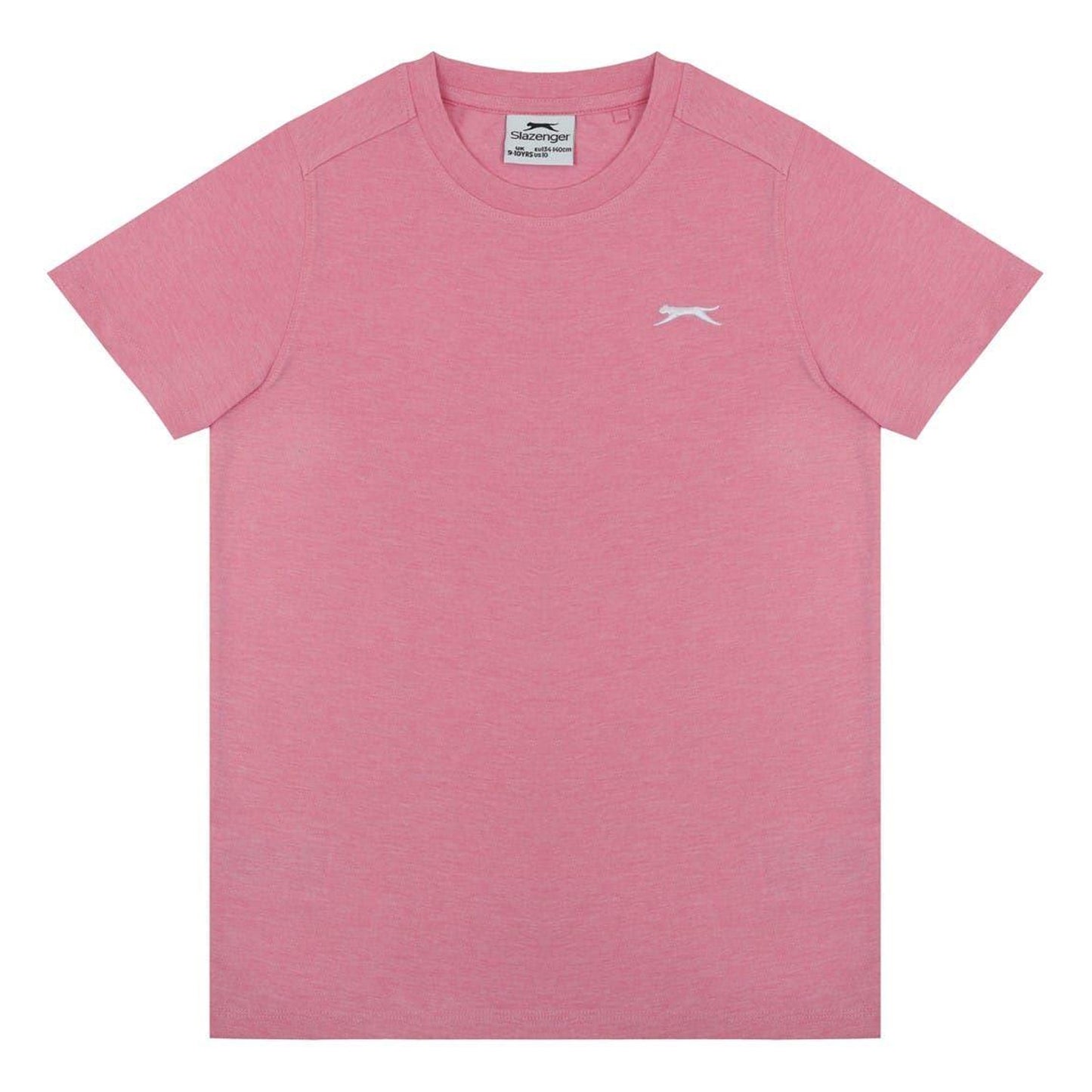 Pink Marl - Front - Slazenger Boys T-Shirt