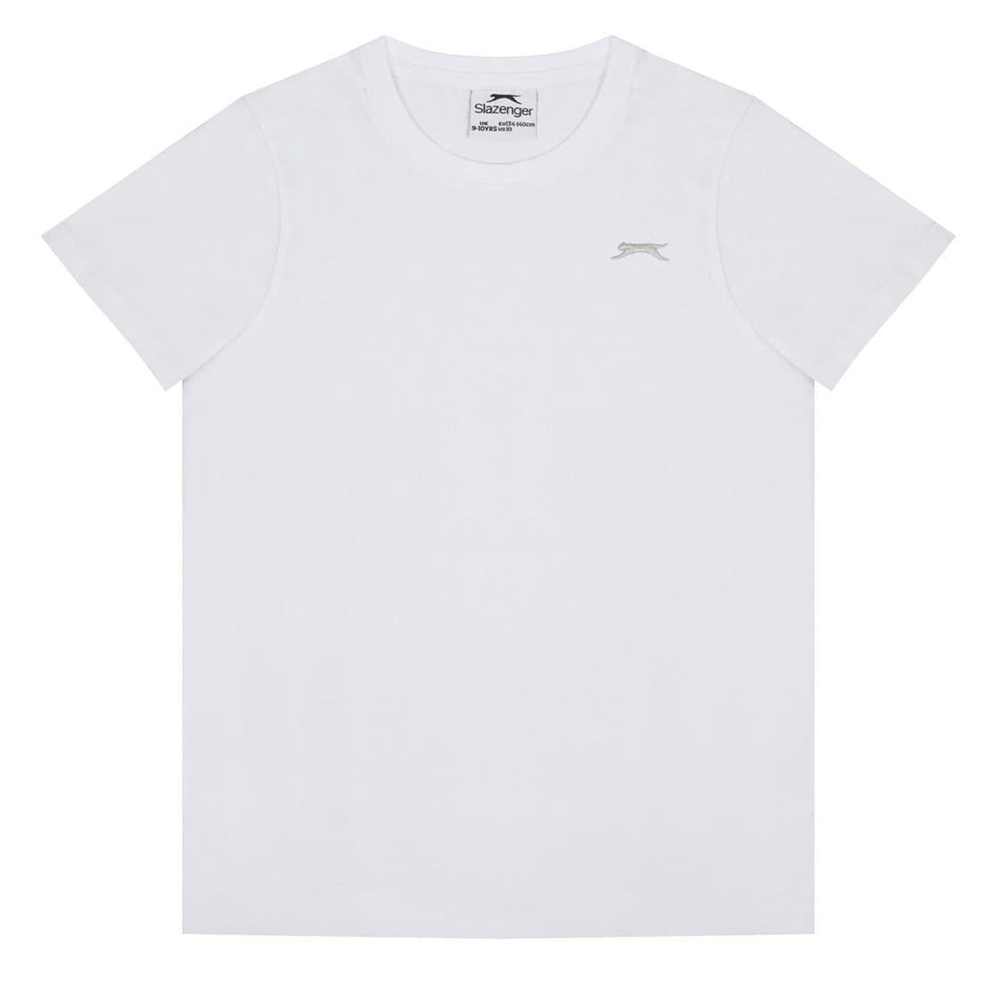 White - Front - Slazenger Boys T-Shirt