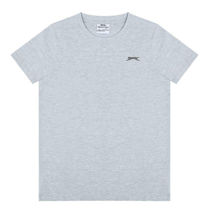 Grey Marl Marl - Front - Slazenger Boys T-Shirt