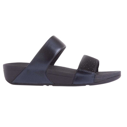 Navy - Front - Fit Flop Womens-Ladies Lulu Opul Sandals
