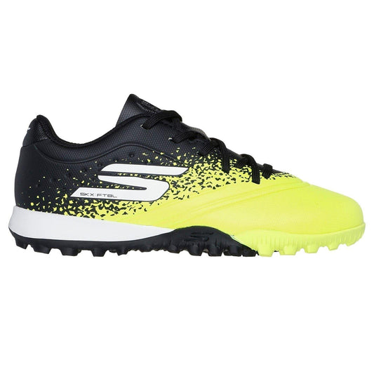 Yellow-Black - Front - Skechers Mens Razor Snug Fit Artificial Ground Football Boots