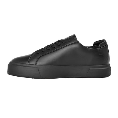 Triple Black - Back - Calvin Klein Mens Basket Logo Cupsole Court Trainers