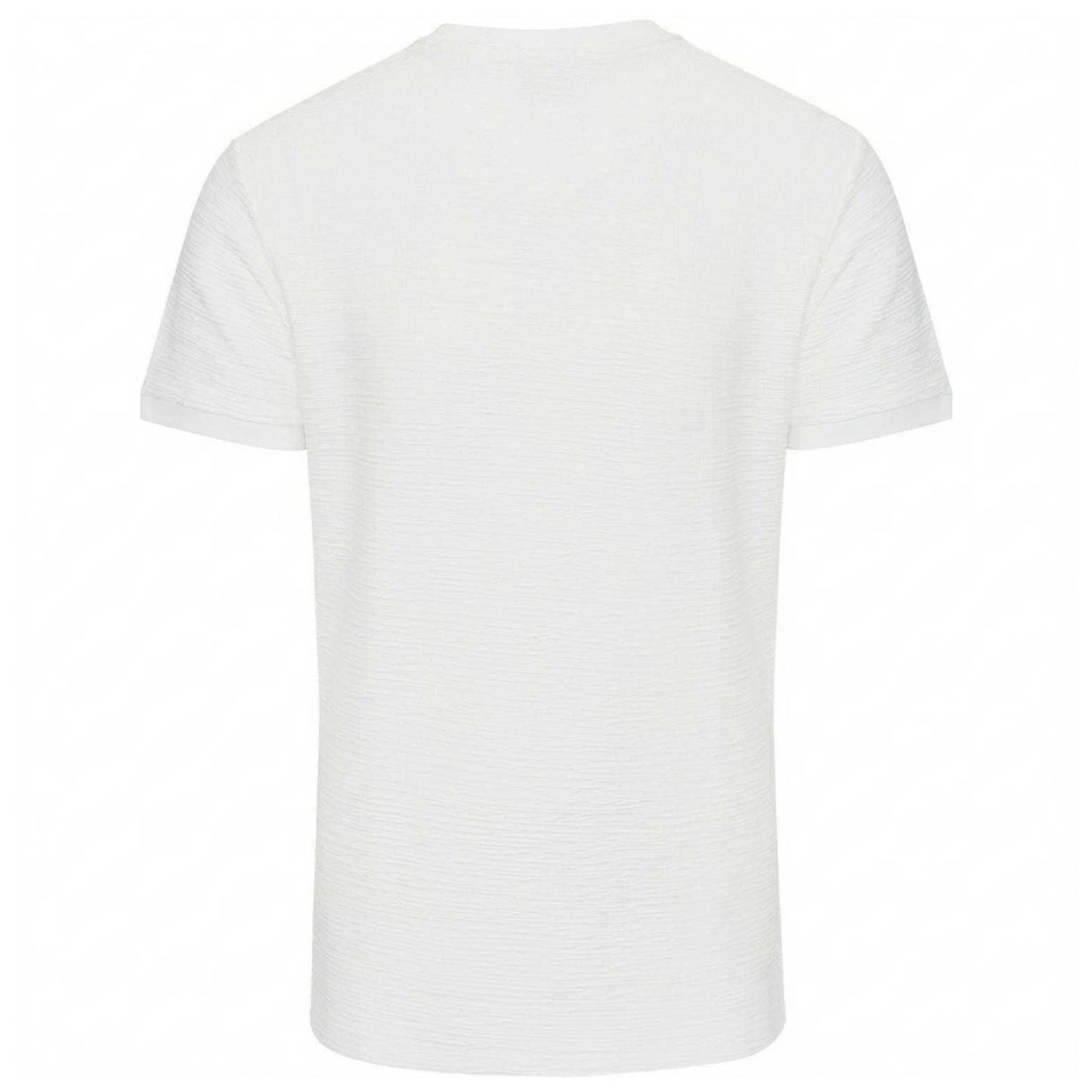 Ecru - Back - Threadbare Mens Falkland Knitted T-Shirt