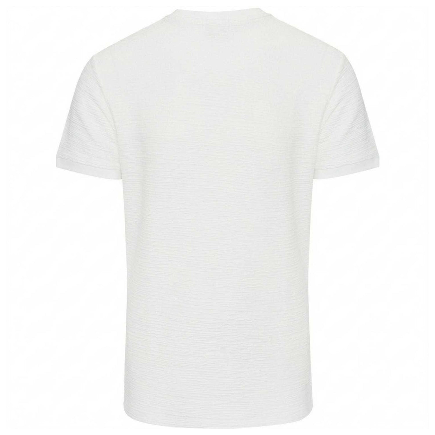 Ecru - Back - Threadbare Mens Falkland Knitted T-Shirt