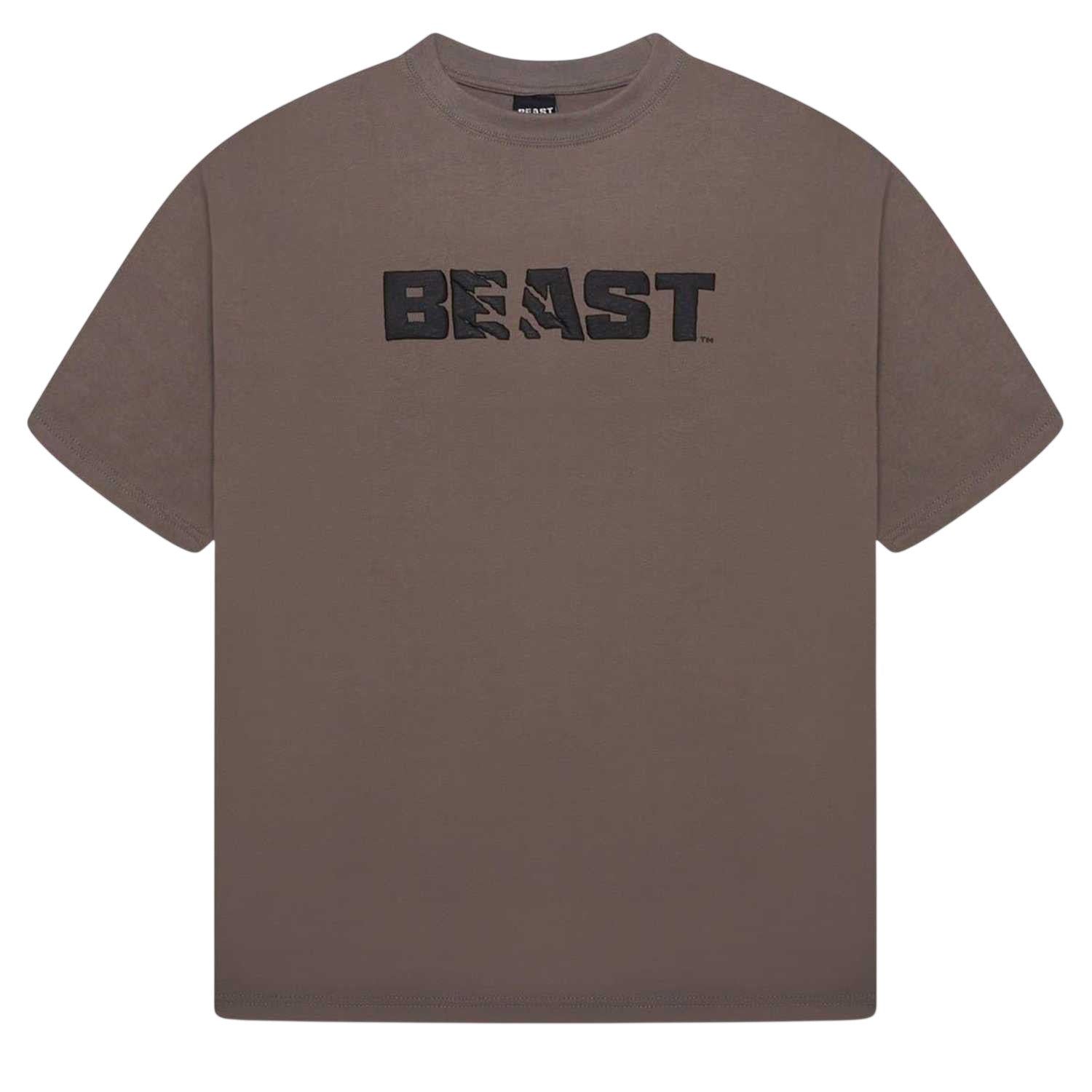 Khaki - Front - BEAST Mens Core T-Shirt