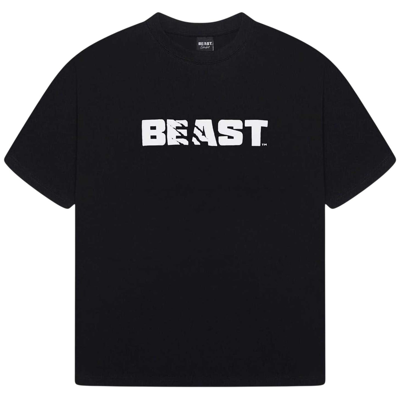 Black - Front - BEAST Mens Core T-Shirt