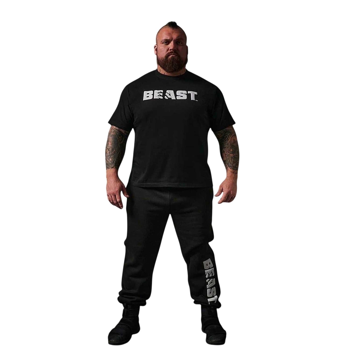Black - Side - BEAST Mens Core T-Shirt