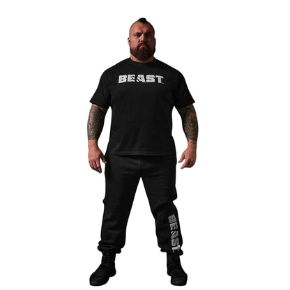 Black - Side - BEAST Mens Core T-Shirt