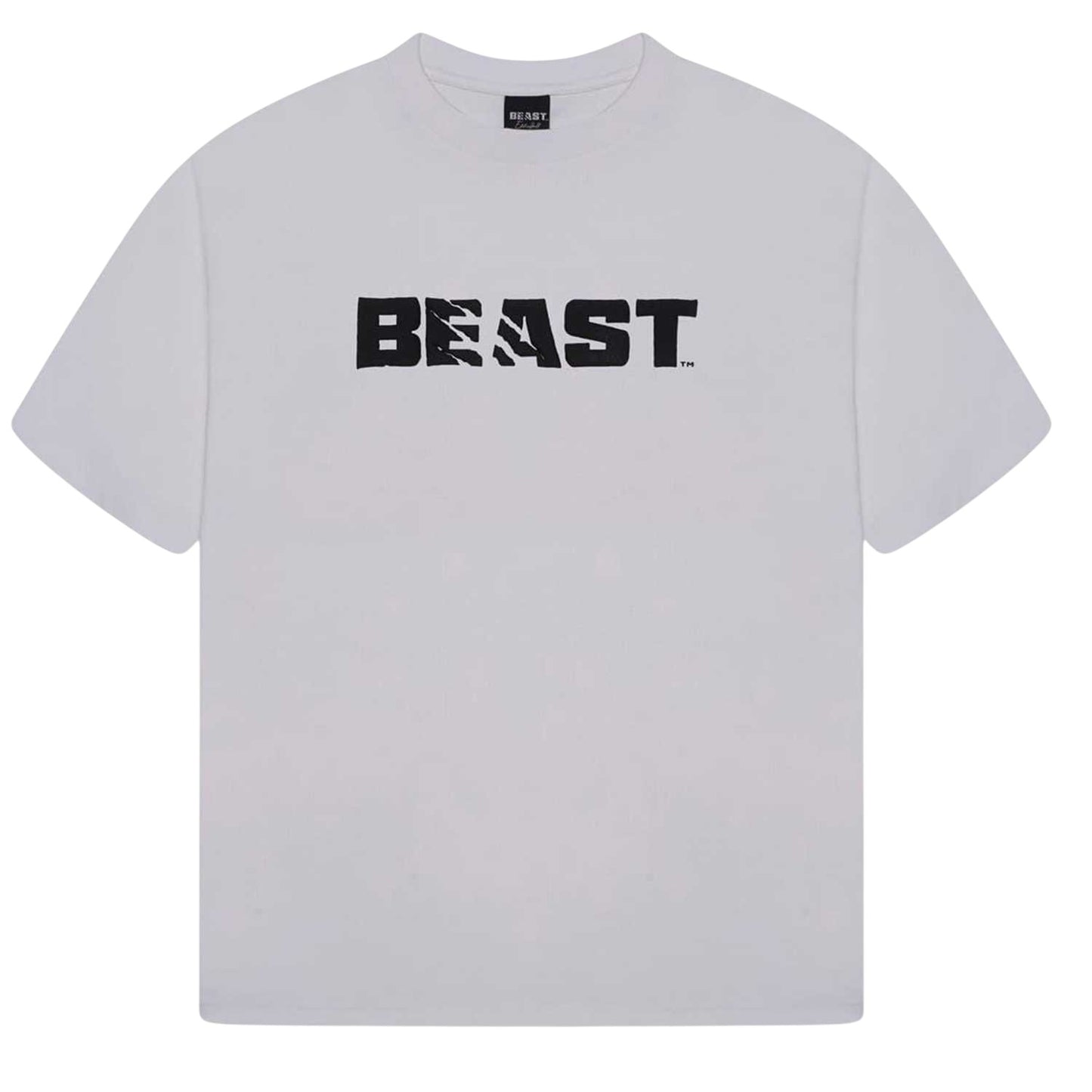 White - Front - BEAST Mens Core T-Shirt
