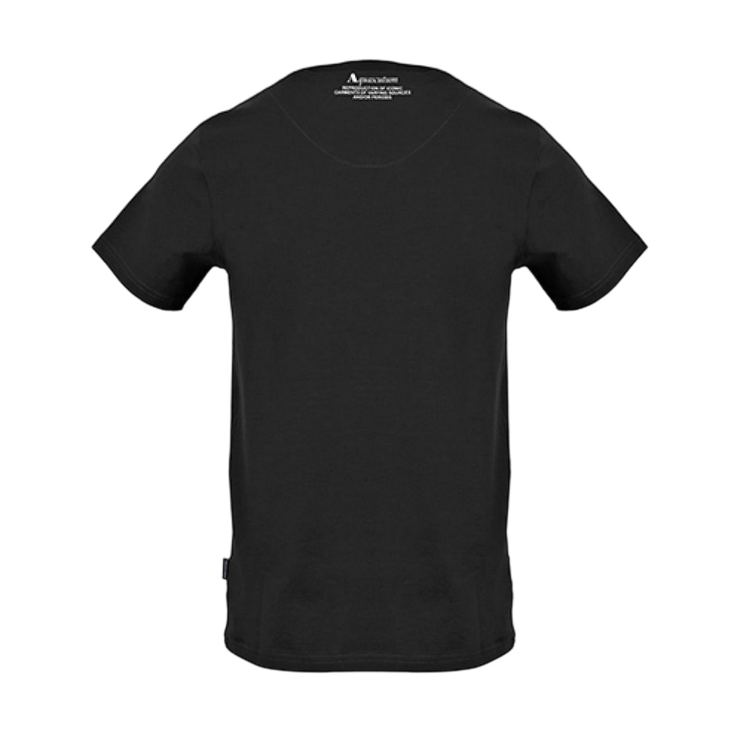 Black - Back - Aquascutum Unisex Adult Graphic Logo T-Shirt