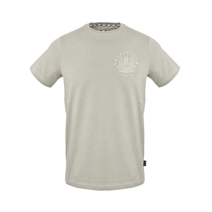 Grey - Front - Aquascutum Mens Plain Logo T-Shirt