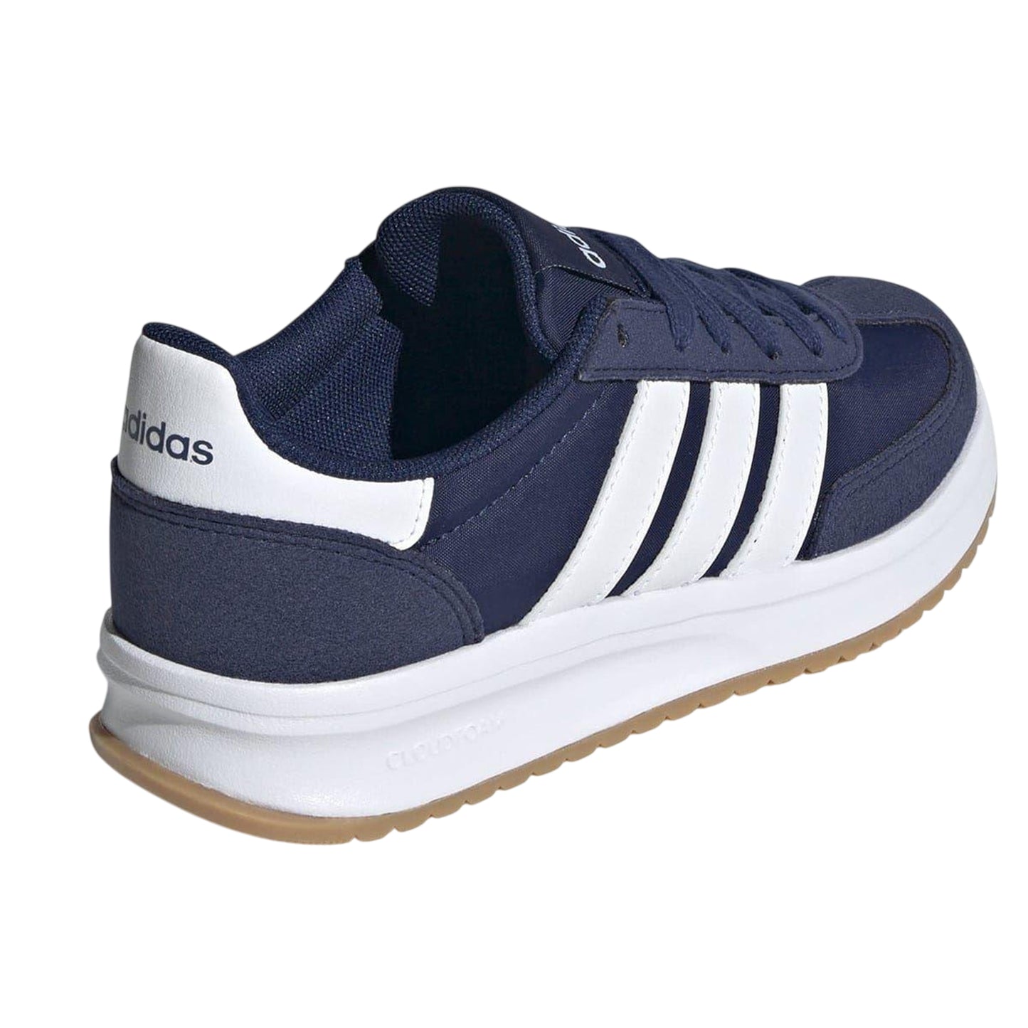 Blue-White - Back - Adidas Mens Run 70s 2.0 Textile Low Trainers