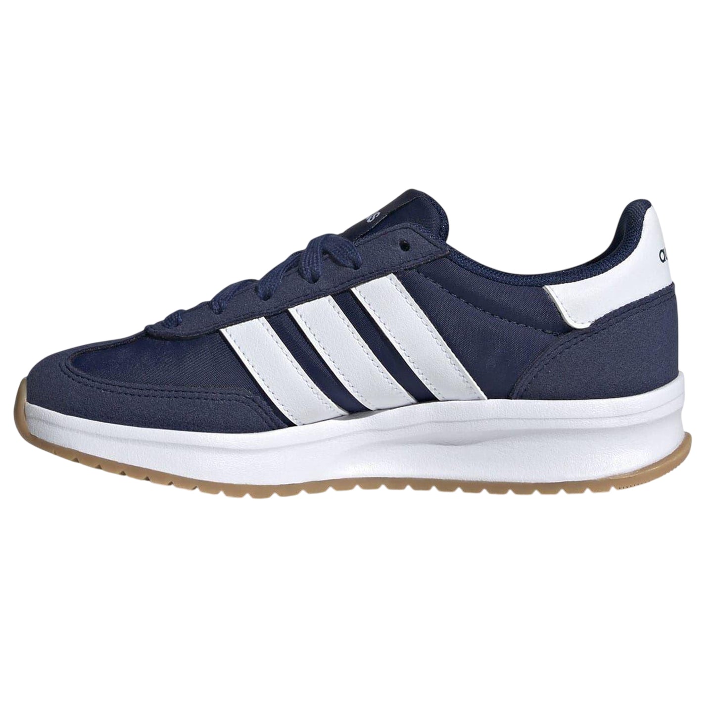 Blue-White - Side - Adidas Mens Run 70s 2.0 Textile Low Trainers