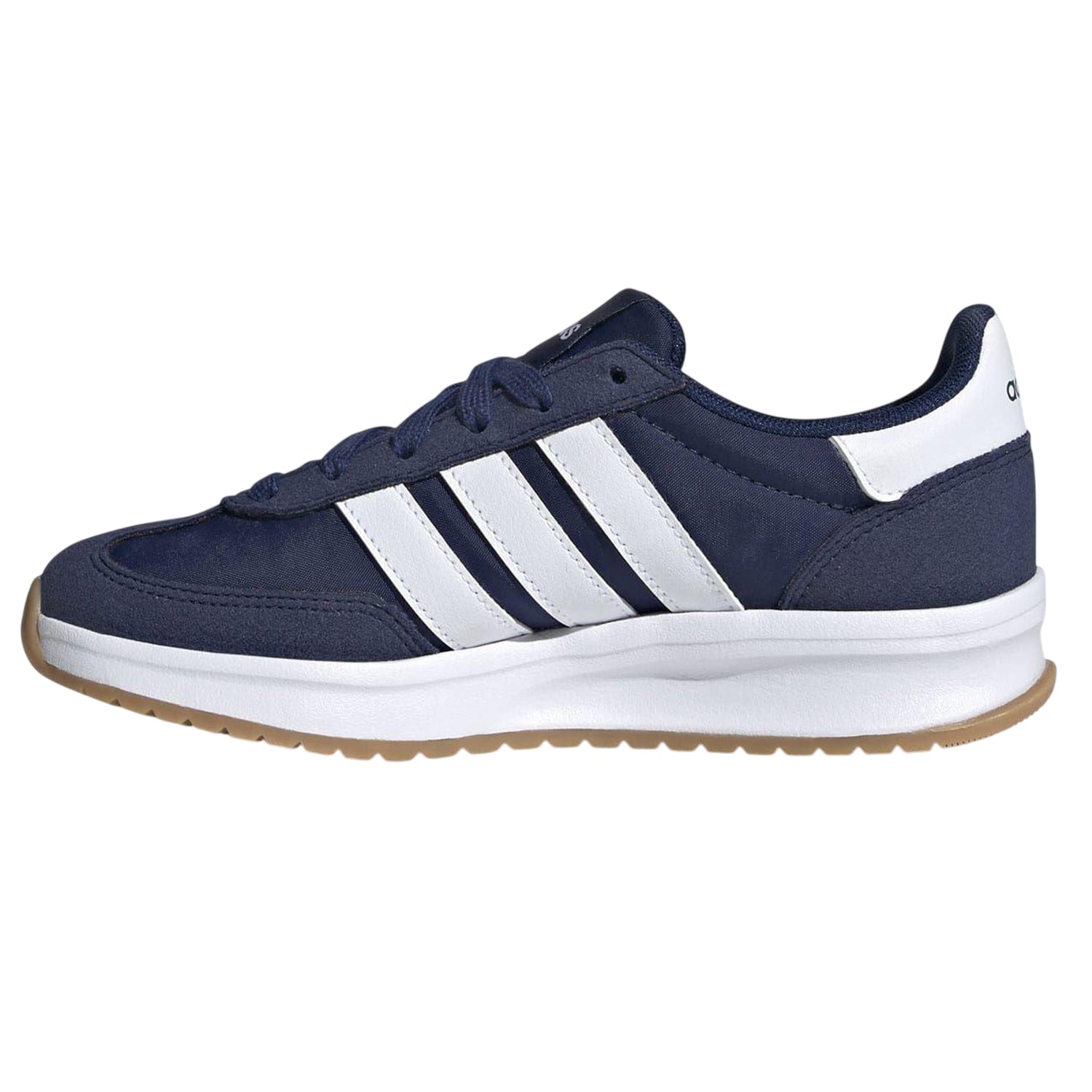 Blue-White - Side - Adidas Mens Run 70s 2.0 Textile Low Trainers
