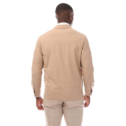 White - Back - Boss Mens P-Carper Overshirt