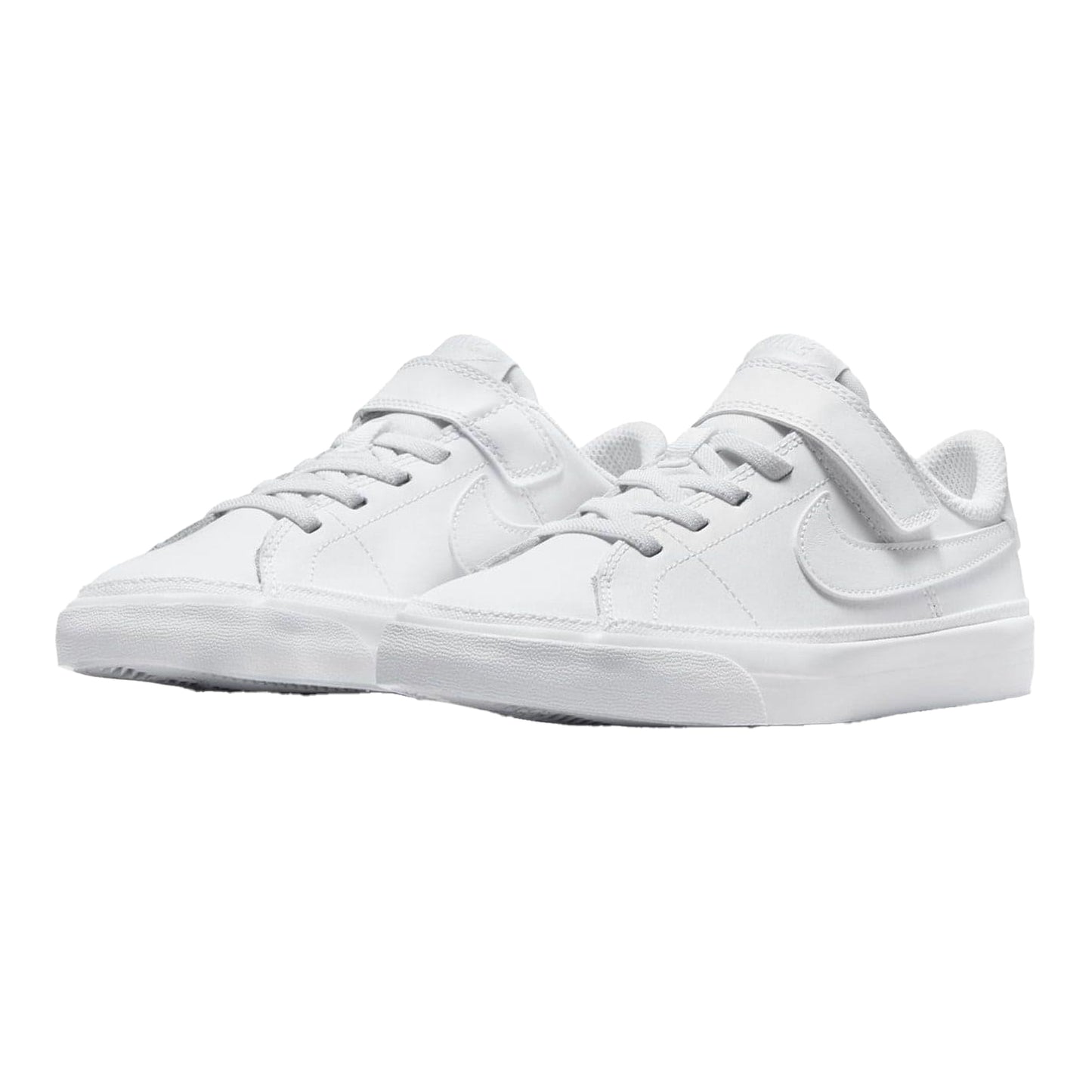 White - Lifestyle - Nike Childrens-Kids Court Legacy Leather Trainers