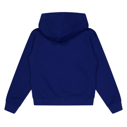 Admiral Blue - Back - Calvin Klein Childrens-Kids Logo Printed Hoodie