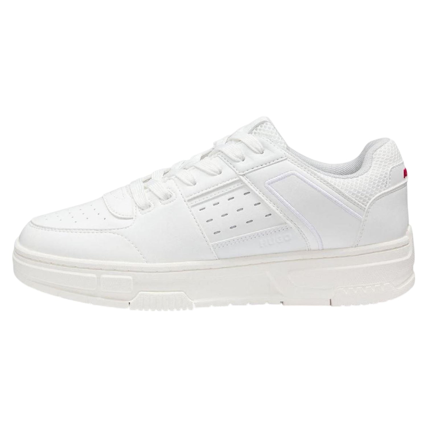White - Side - Hugo Mens Trainers