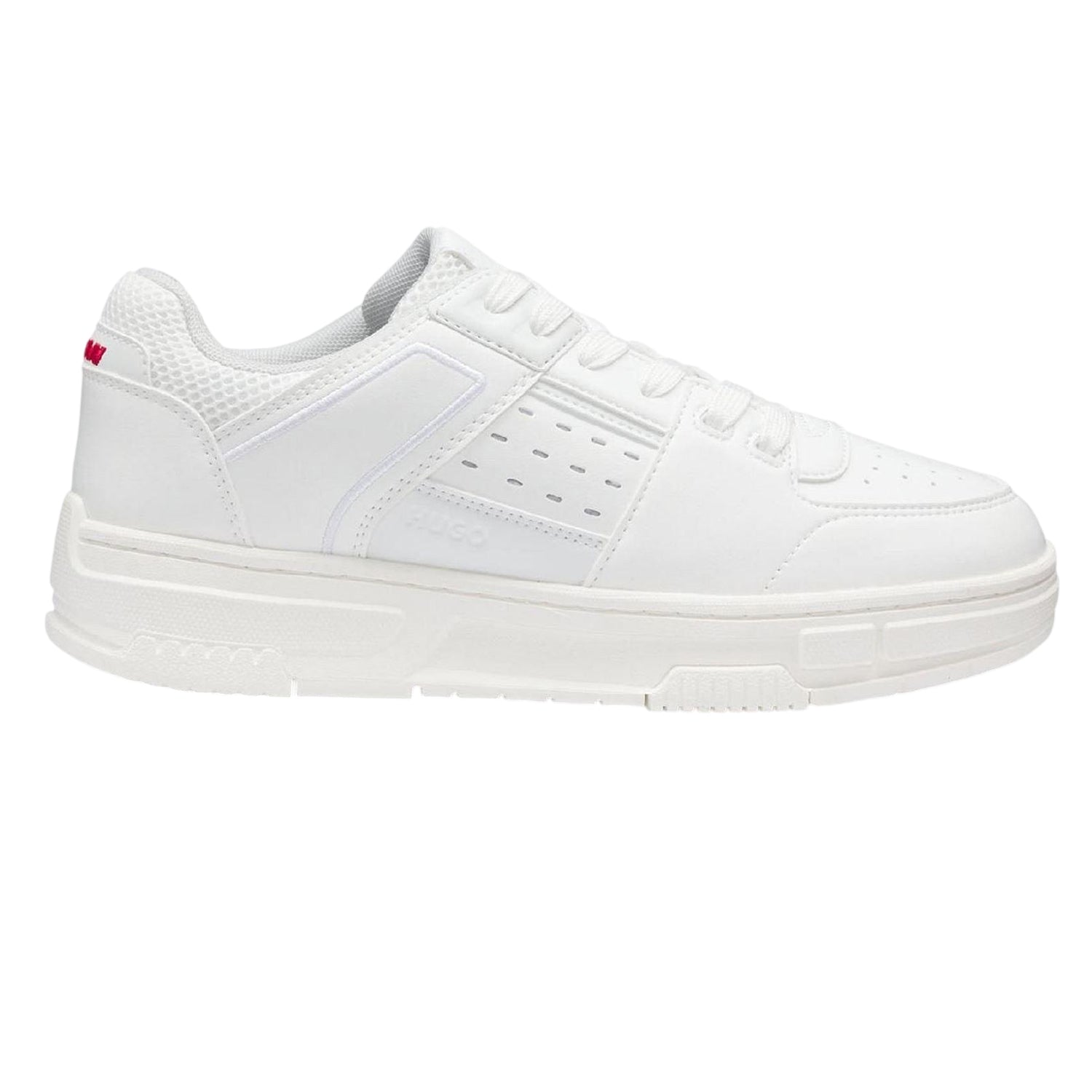 White - Front - Hugo Mens Trainers