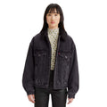 Black - Side - Levis Womens-Ladies 90´s Sherpa Trucker Jacket