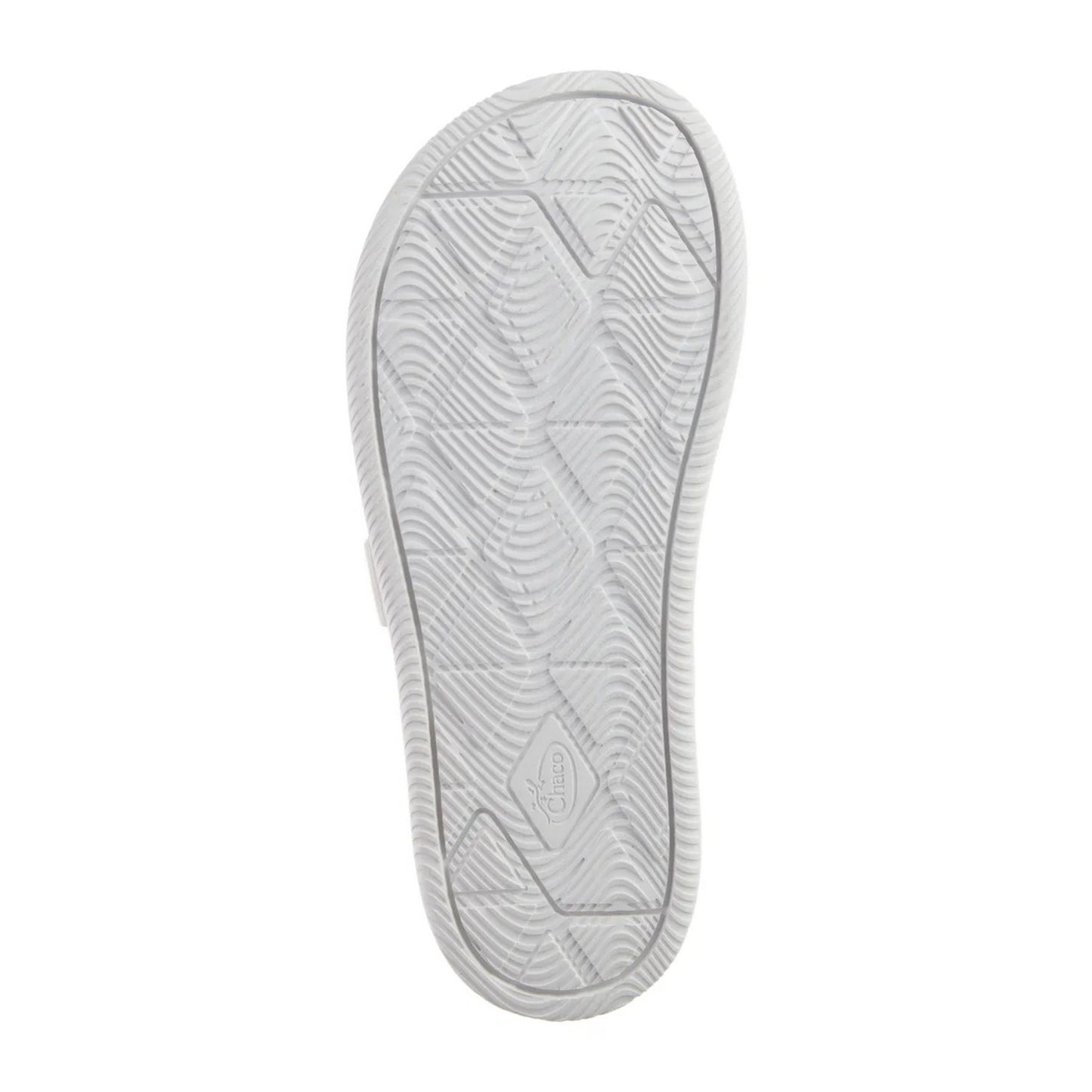 White - Back - Chaco Womens-Ladies Chillos Flatform Sliders