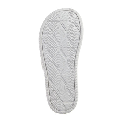 White - Back - Chaco Womens-Ladies Chillos Flatform Sliders