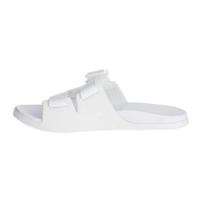 White - Side - Chaco Womens-Ladies Chillos Flatform Sliders