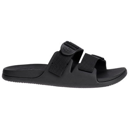 Black - Front - Chaco Womens-Ladies Chillos Flatform Sliders