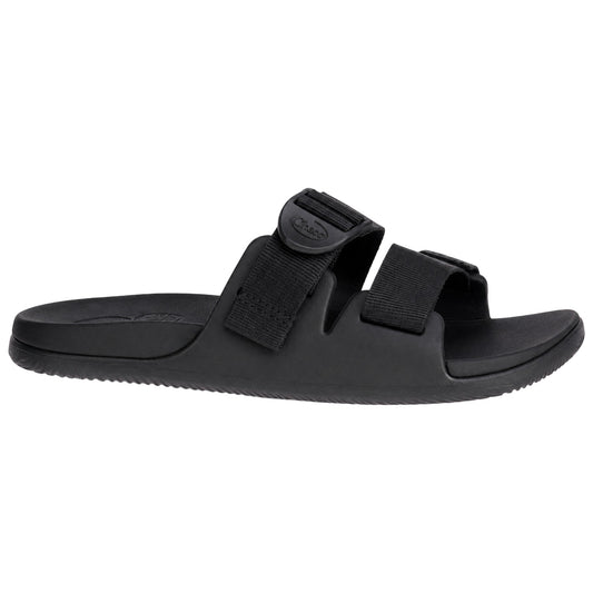 Black - Front - Chaco Womens-Ladies Chillos Flatform Sliders