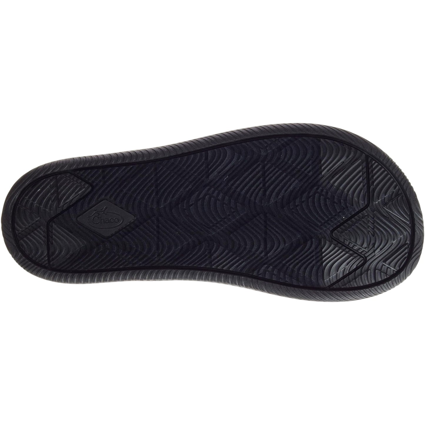 Black - Back - Chaco Womens-Ladies Chillos Flatform Sliders
