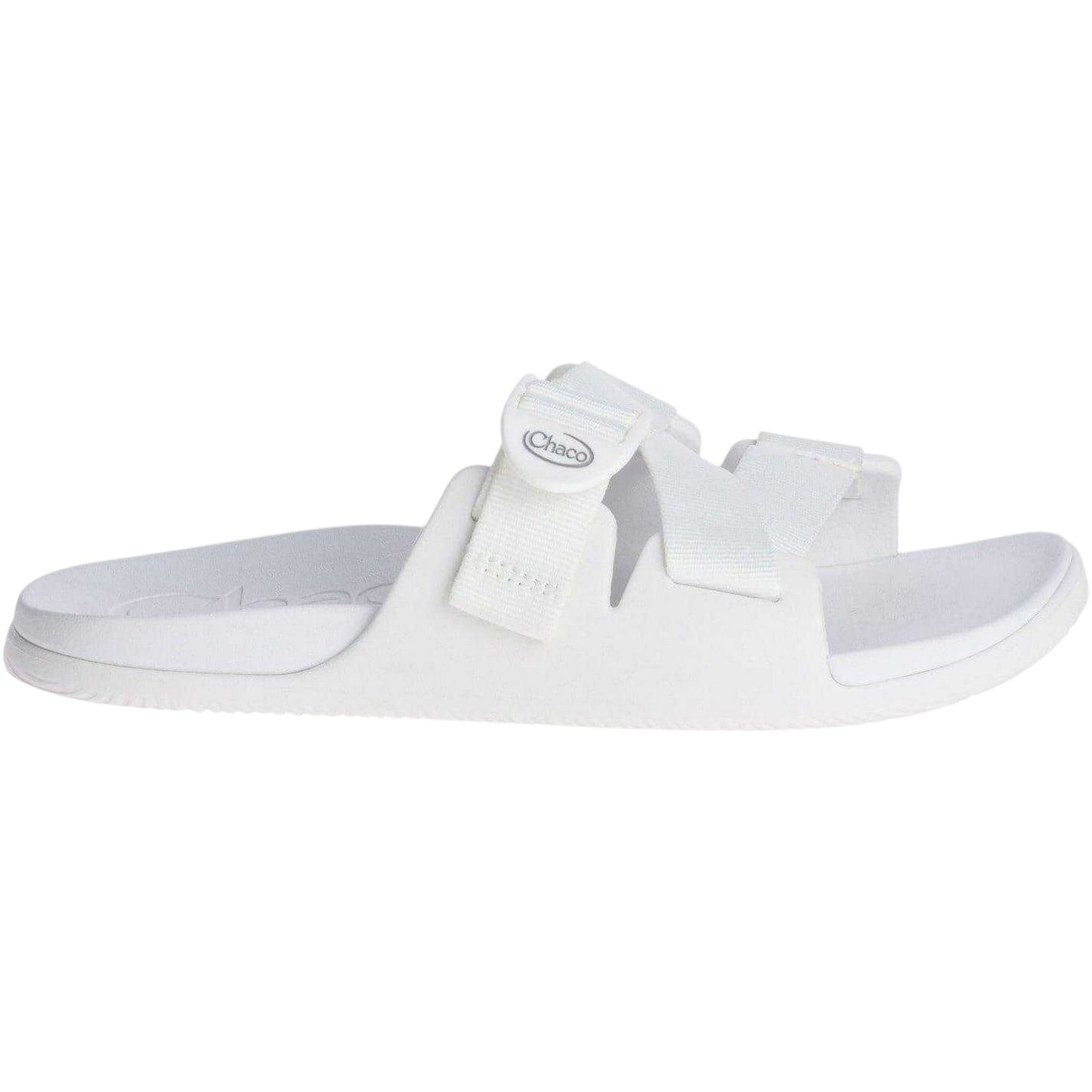 White - Front - Chaco Womens-Ladies Chillos Flatform Sliders