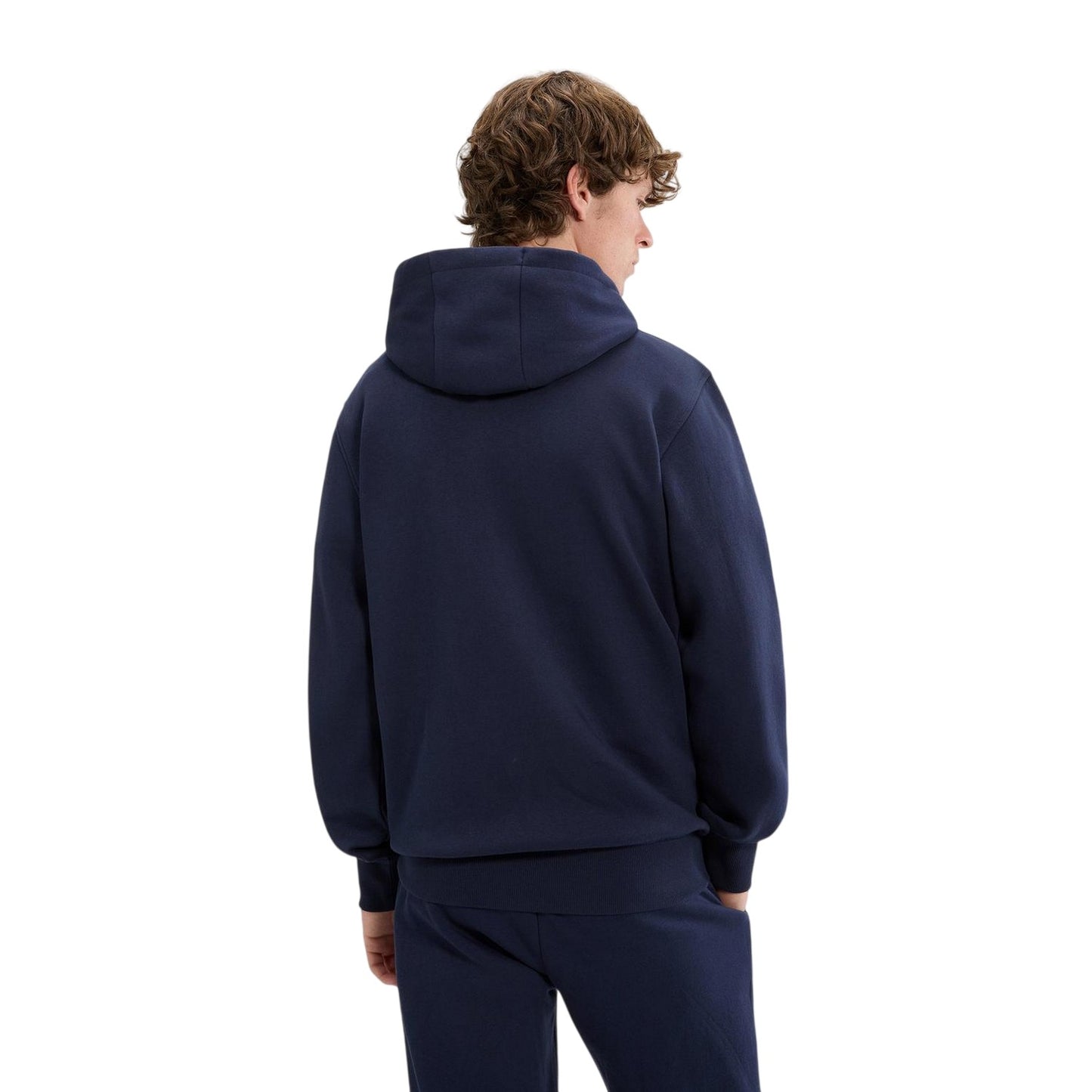 Navy - Back - Ellesse Mens Pershuta 2 Pullover Hoodie