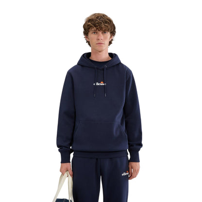 Navy - Front - Ellesse Mens Pershuta 2 Pullover Hoodie