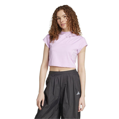Blooming Lilac - Pack Shot - Adidas Womens-Ladies Crop Top