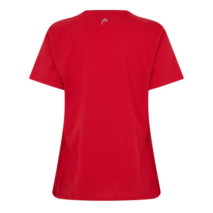 Red - Back - Head Womens-Ladies Lucy T-Shirt