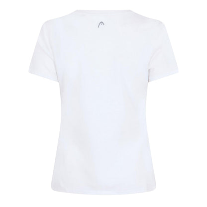 White-Red - Back - Head Womens-Ladies Lucy T-Shirt
