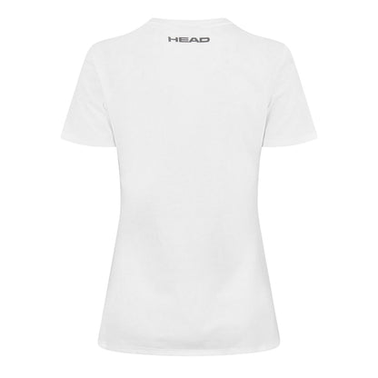 White-Black - Back - Head Womens-Ladies Lucy T-Shirt