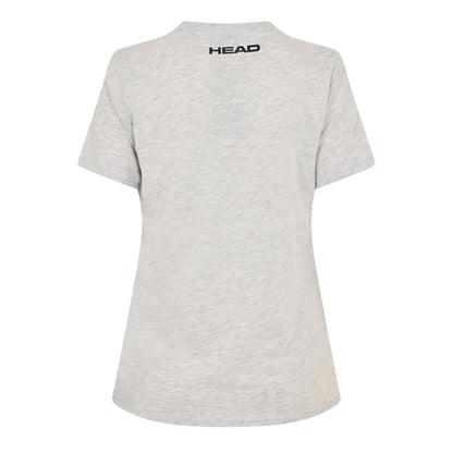 Grey - Back - Head Womens-Ladies Lucy T-Shirt